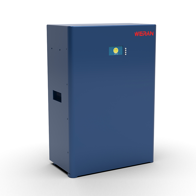 بطارية WERAN WRL-48100WB 51.2 فولت 100 أمبير/ساعة ليثيوم بوليمر مثبتة على الحائط (5.12 كيلوواط/ساعة) – IP65، 6000 دورة، تخزين الطاقة الشمسية في الهواء الطلق للمنزل