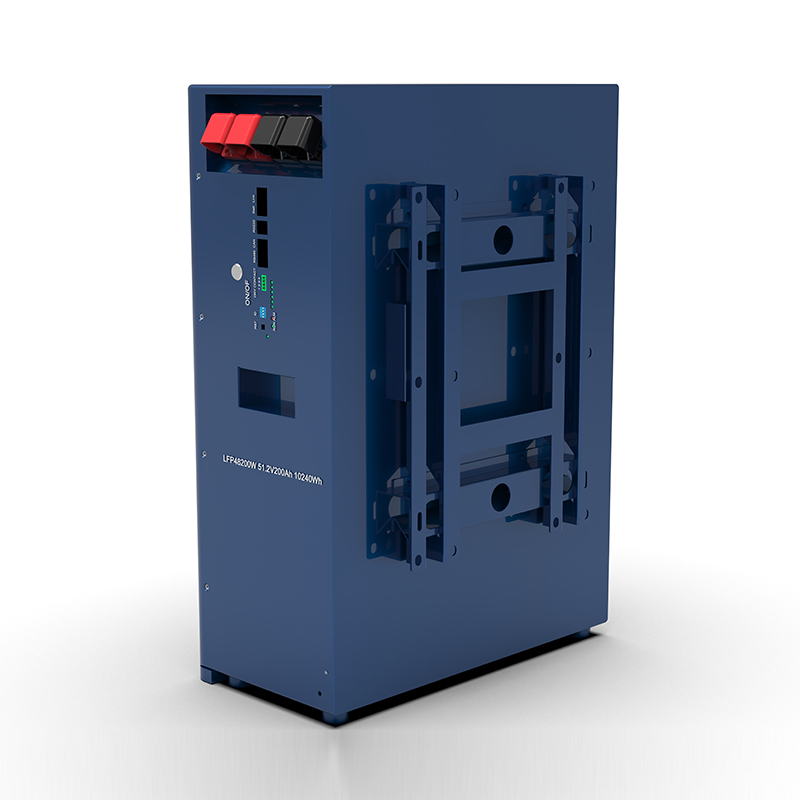 بطارية WERAN WRL-48100WB 51.2 فولت 100 أمبير/ساعة ليثيوم بوليمر مثبتة على الحائط (5.12 كيلوواط/ساعة) – IP65، 6000 دورة، تخزين الطاقة الشمسية في الهواء الطلق للمنزل