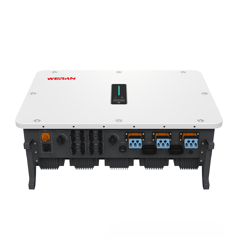 WERAN M2HT 25-50kW عاكس هجين ثلاثي الطور - عاكس شمسي للبطارية ذات الجهد العالي التجاري لأنظمة تخزين الطاقة C&I