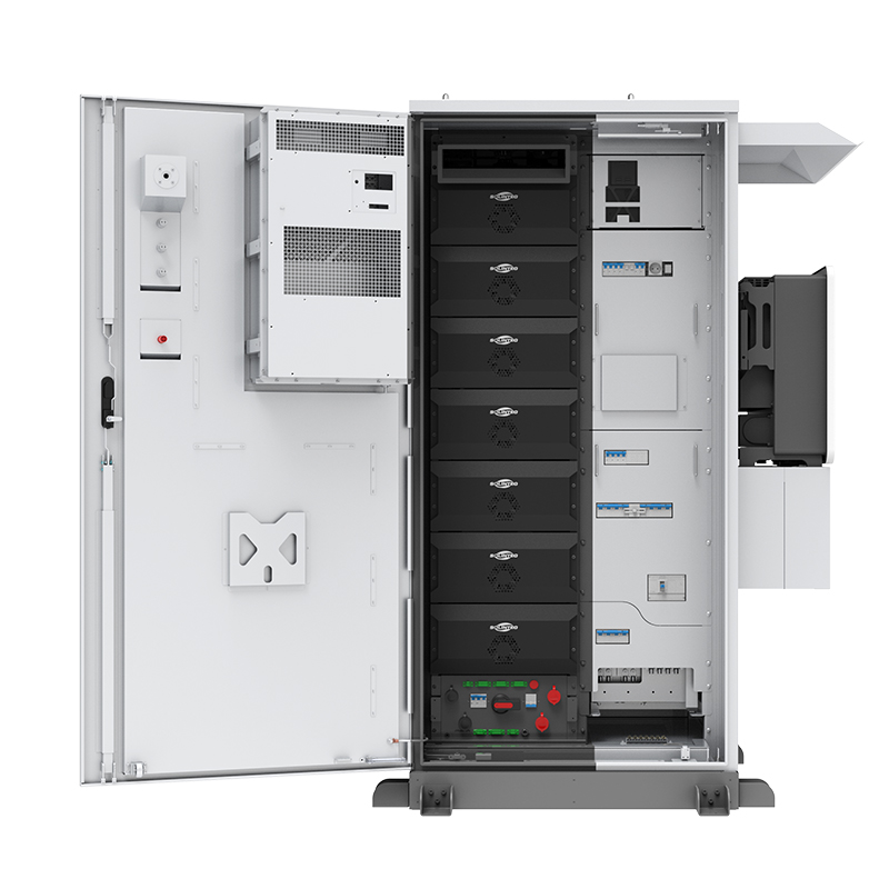 WERAN PTH 25-50kW 64.3-112.5kWh خزانة تخزين الطاقة C&I الكل في واحد - نظام تخزين الطاقة الشمسية المتكامل مع العاكس الهجين